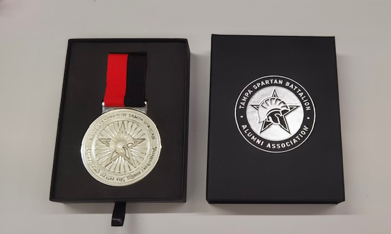 Military Order of Tampa Spartan Medal Boxes